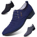 New canvas shoes men's leather shoes