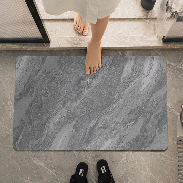 Simple wind, diatom mud, absorbent mat, bathroom bathroom floor mat, toilet carpet, toilet door entry mat