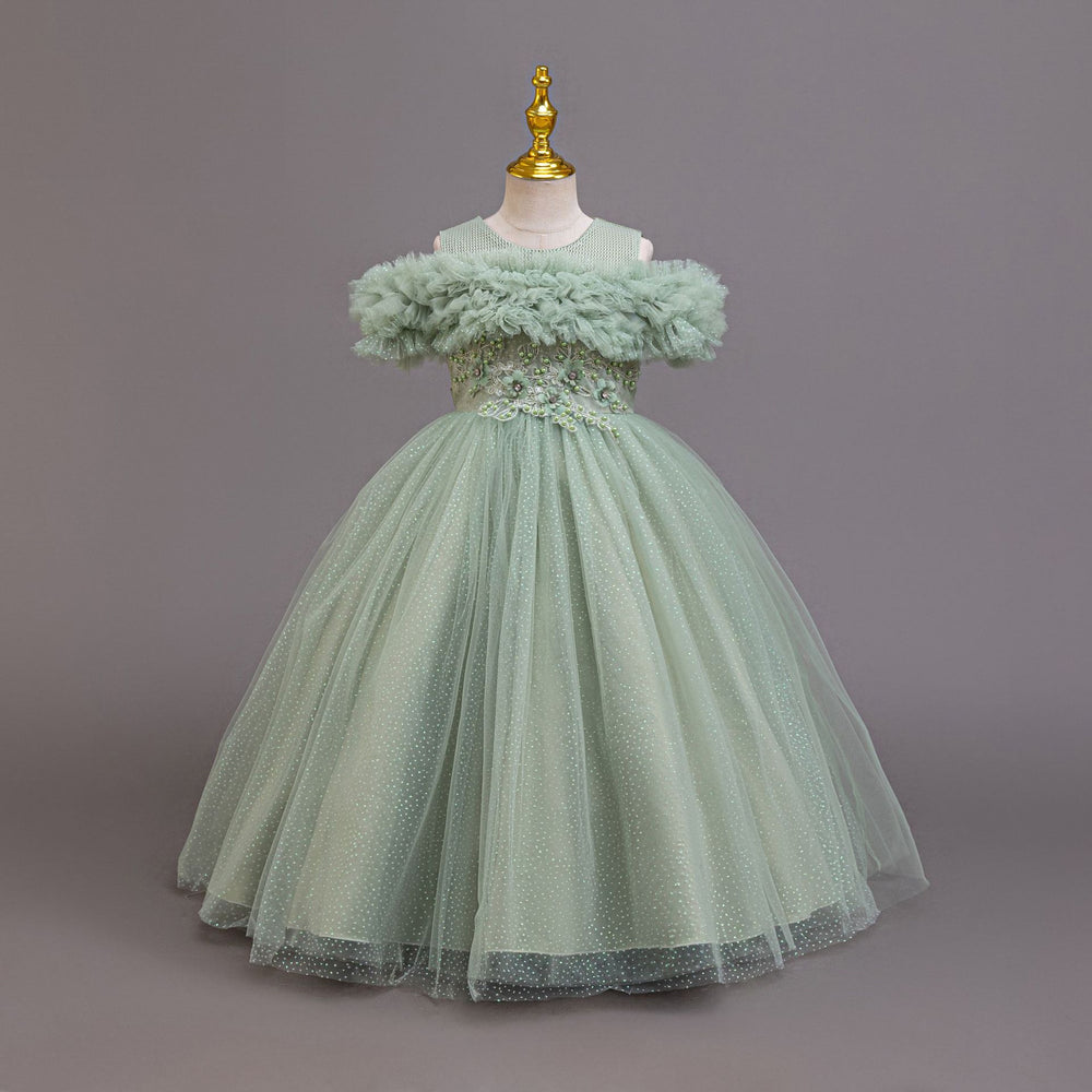 New in stock: girls' tutu princess dress - perfect for flower girls, piano recitals, and special occasions
