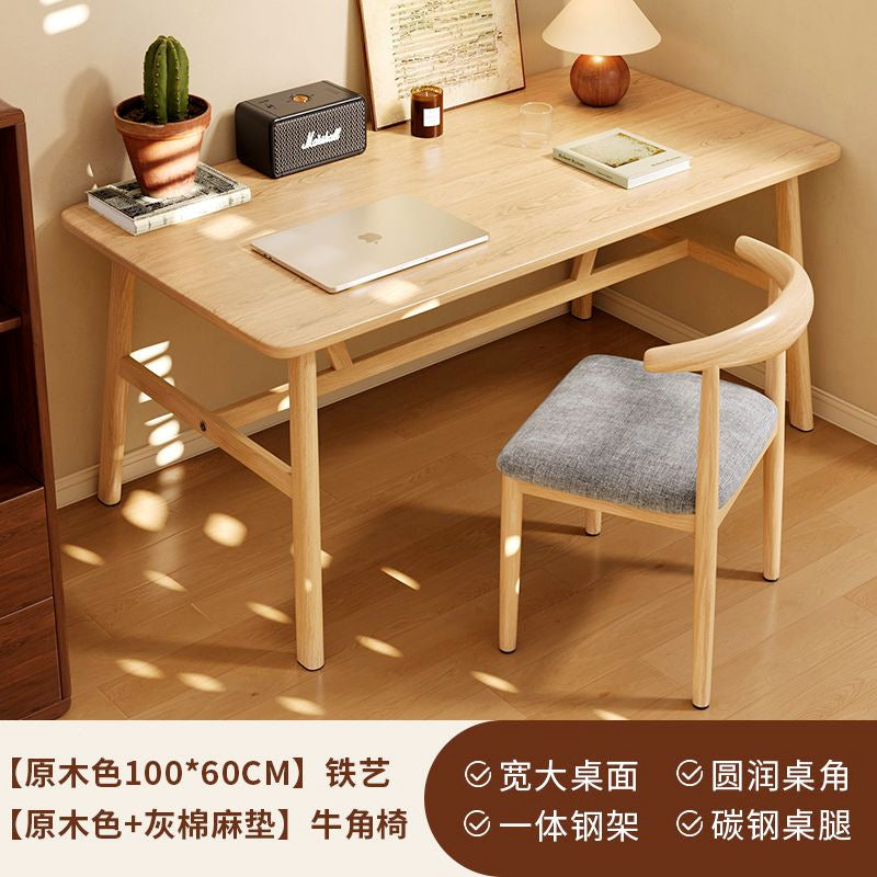 Computer desk bedroom for home desk office table girl casual workbench rectangular simple rental house table and chair
