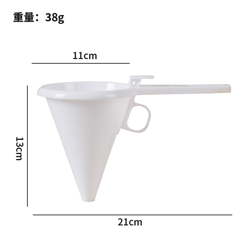Handheld cake batter separator cream chocolate spout funnel measuring cup baking tool