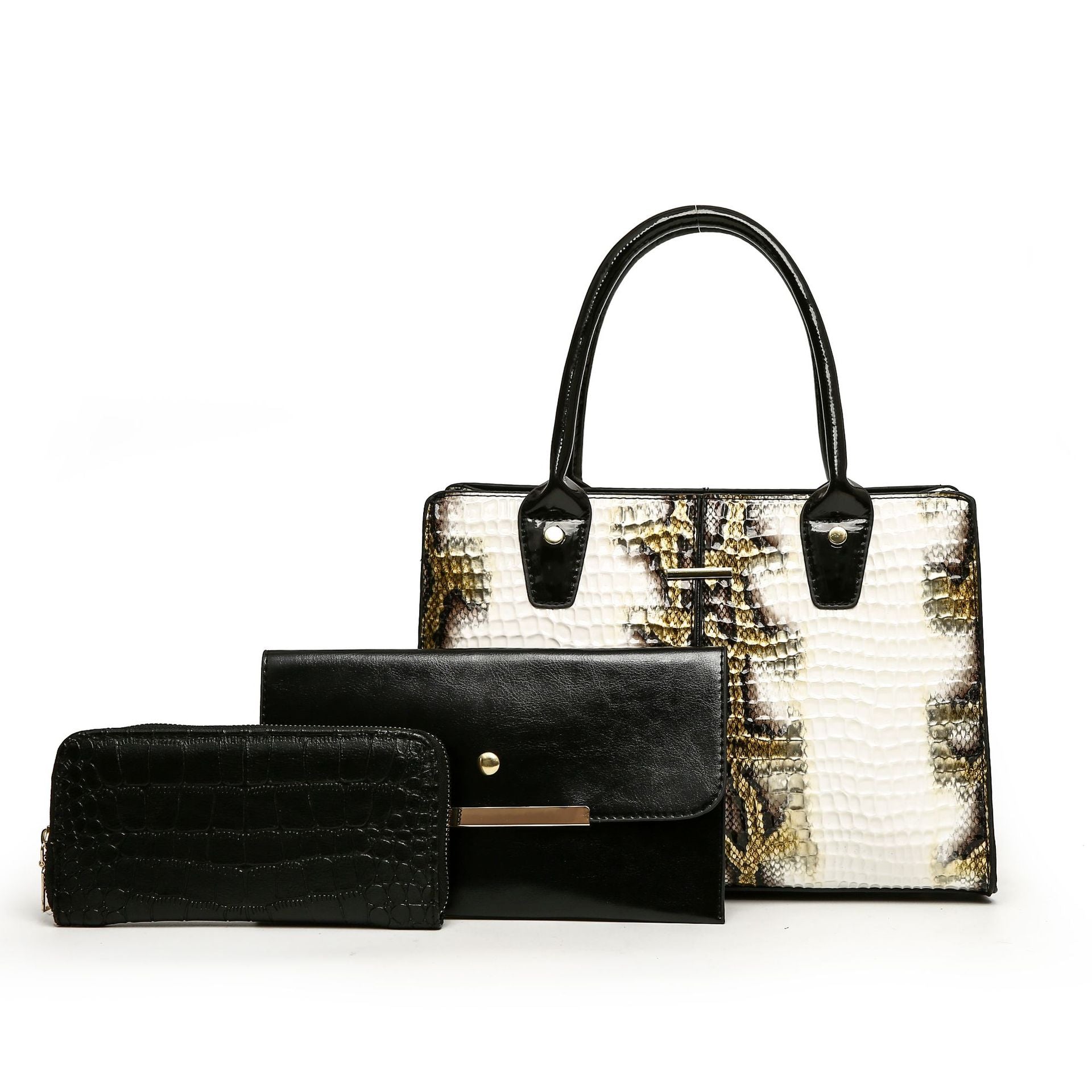 Retro snake pattern large capacity tote bag female mother bag 2024 summer new women's bag shoulder bag handbag female bag