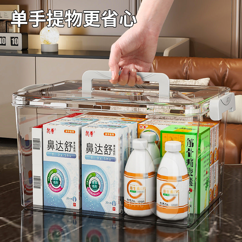 A code packet of the released version mail family small medicine box emergency medicine cold medicine storage medicine storage family storage medicine box