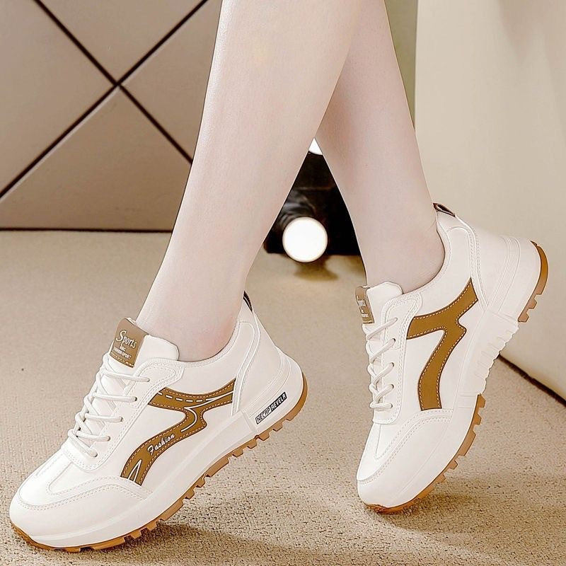 plus size 2025 spring/summer new arrivals: women's chunky sole athletic casual shoes, mesh versatile running shoes
