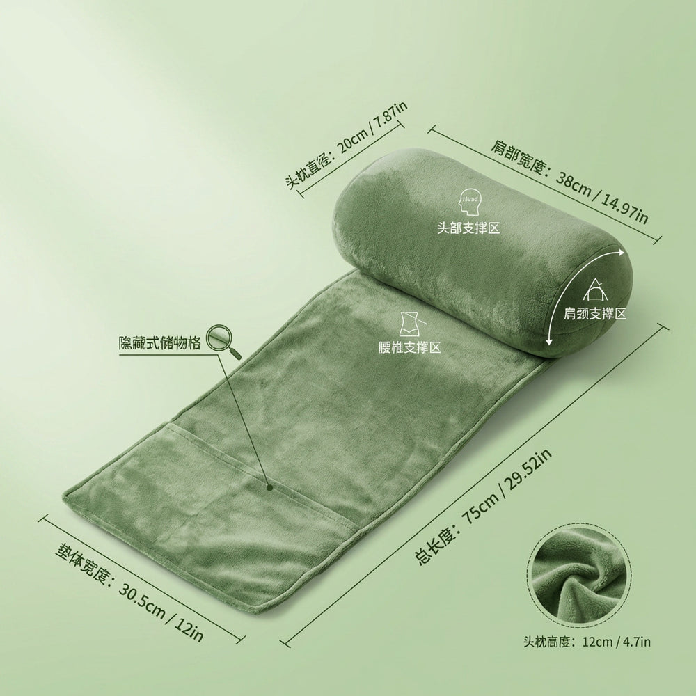 Ergonomic pillow for recliners, side sleeper support pillow, neck and head care pillow, travel pillow