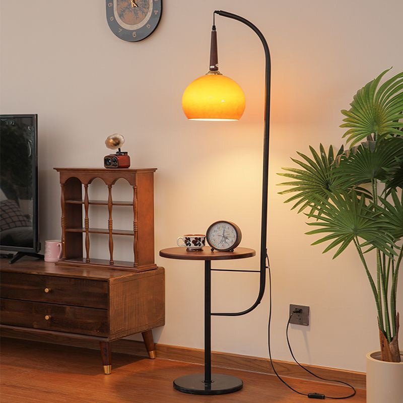 French medieval style sofa side table coffee table movable living room side cabinet new arrival creative art round table floor lamp
