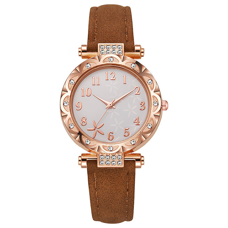 Women's student korean style minimalist fashion trendy waterproof casual elegant quartz watch - tiktok viral style