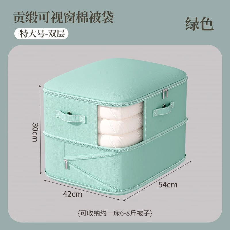 Quilt storage bag, down jacket quilt silk quilt special compression bag, winter season clothes quilt finishing bag