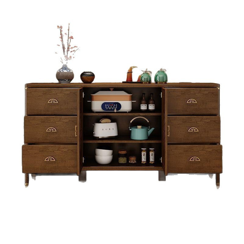 New chinoiserie sideboard wall-mounted all-in-one living room for home entrance cabinet large capacity storage multi-layer storage kitchen cabinet