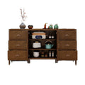 New chinoiserie sideboard wall-mounted all-in-one living room for home entrance cabinet large capacity storage multi-layer storage kitchen cabinet