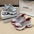 2026 spring chunky platform sneakers for women - new mesh breathable fashion silver height increasing casual athletic trendy shoes