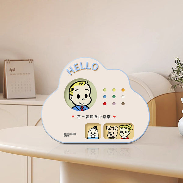 Cartoon creative living room desktop household small ornaments modern simple entrance entrance low cabinet table decoration small table