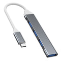 Usb 3.0 splitter, type-c external 1-to-4 car, mobile phone, laptop cross-border hub expansion dock
