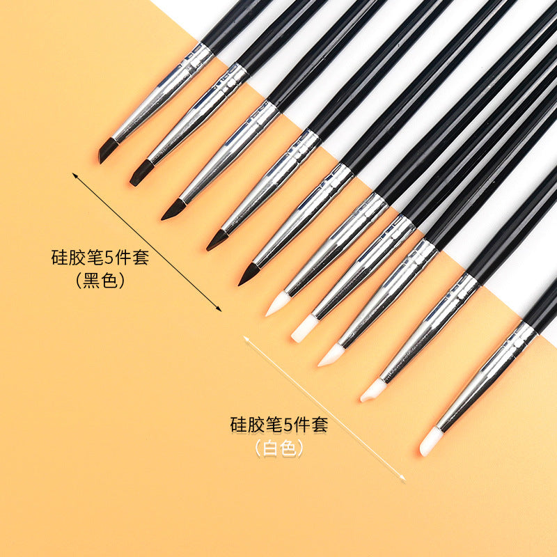 Dental Silicone Soft Pen Silicone Beauty Pen Resin Shaping Dresser Veneer Molding Pen Aesthetic Tool Engraving Pen