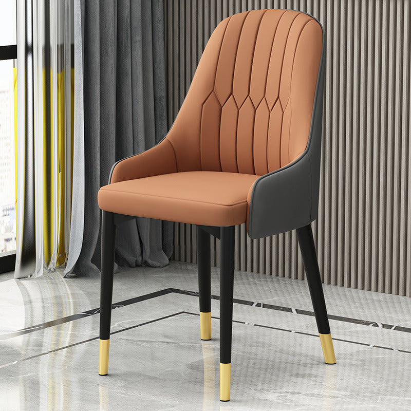 Nordic dining chair - modern minimalist design for home, premium quality, light luxury backrest, casual dining chair, restaurant & cafe seating