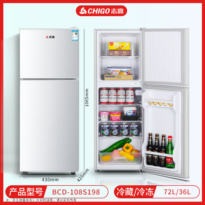 Chigo refrigerator home appliances procurement wholesale multi-specification tier 1 energy efficiency apartment refrigerator rental refrigerator for home