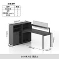 Staff office desk and chair combination workstation screen booth casual modern double four-person financial table facing each other employee table white