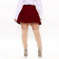 Aliexpress  pleated skirt fashionpu leather skirt a-line bottom skirt women's high waist skirt skirt new arrival leather skirt