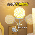 Smart voice-activated night light, usb bedside lamp, sound control light, home/dorm room night light, creative wake-up light