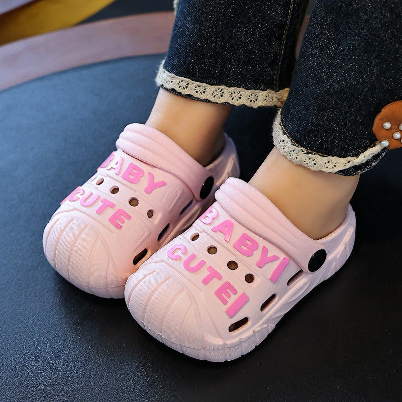 Kids' clogs: new summer styles for boys and girls - indoor anti-slip cartoon sandals, perfect for toddlers and young children, can be worn outdoors as beach sandals