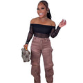 European and american style straight-leg jeans -  cross-border women's fashion - autumn street style trendy detachable button high-waisted pants