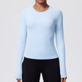 New casual sporty t-shirt - slim fit, quick-dry, breathable yoga top for women - perfect for running, training, and fitness