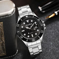 Douyin traffic live broadcast men water ghost quartz wrist watch student business men's watch calendar steel band watch large dial