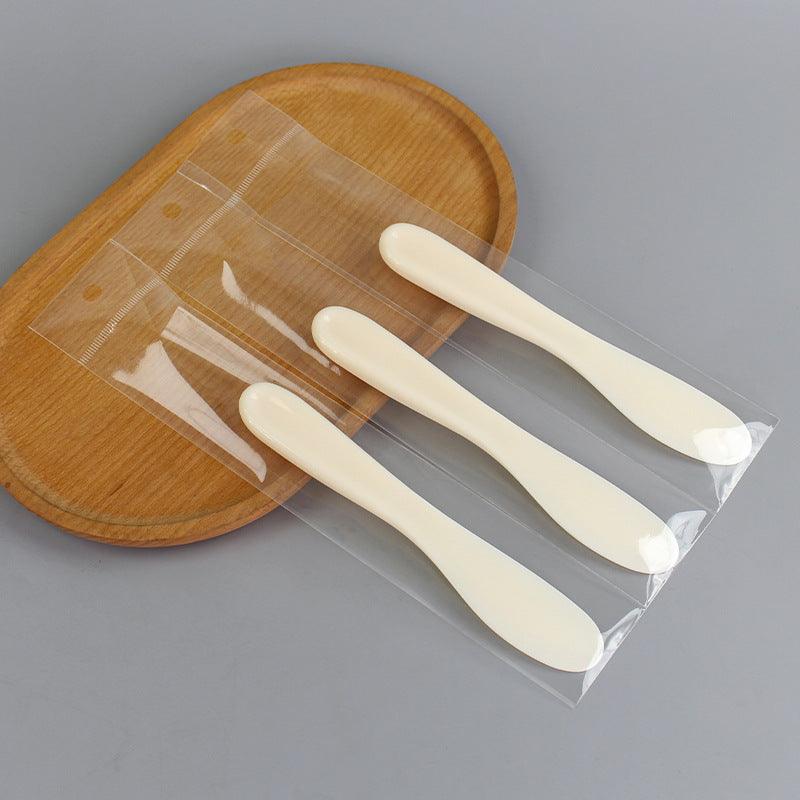 Wholesale facial mask applicator spatula set: plastic beauty mixing, stirring, scraping, and smoothing tools for face, body, and eye creams - crescent shaped spoons included