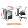 Saint li office desk - modern minimalist workstation for employees, computer desk with screen partition