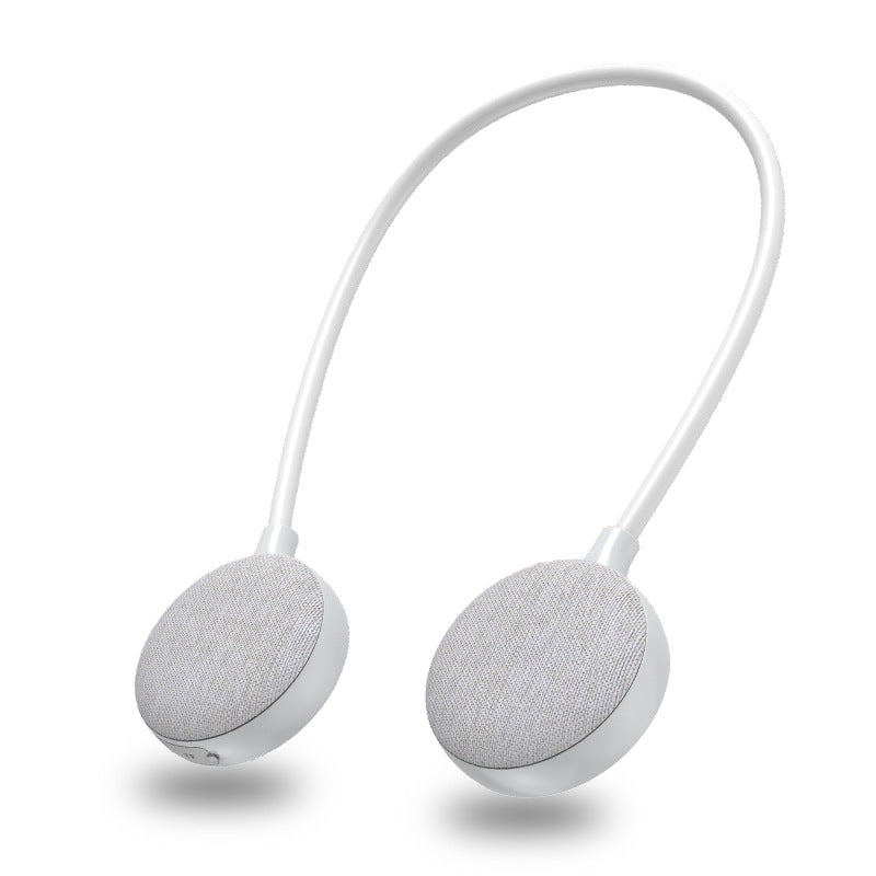 New arrival halter style bluetooth speaker fabric portable wireless small speaker stereo music magic ring waterproof