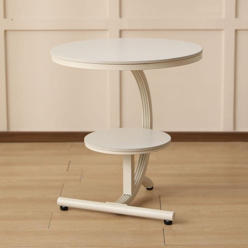 Balcony table and chair combination three-piece casual cream style coffee table household one table and two chairs small round table cp