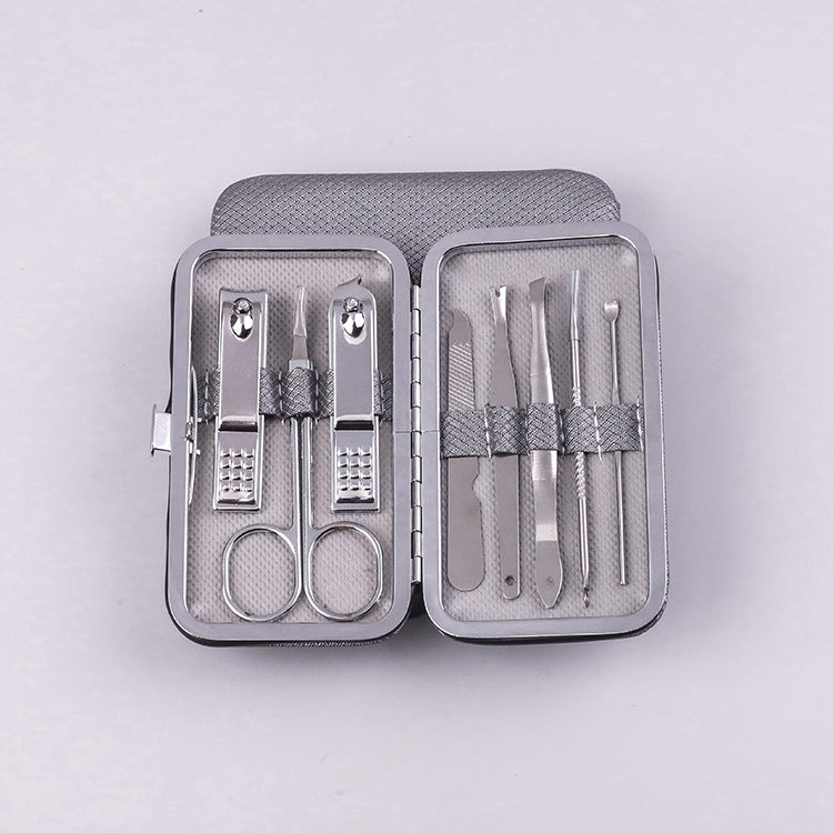19-piece manicure set: nail clippers, beauty & pedicure care kit, eagle mouth pliers tool wholesale