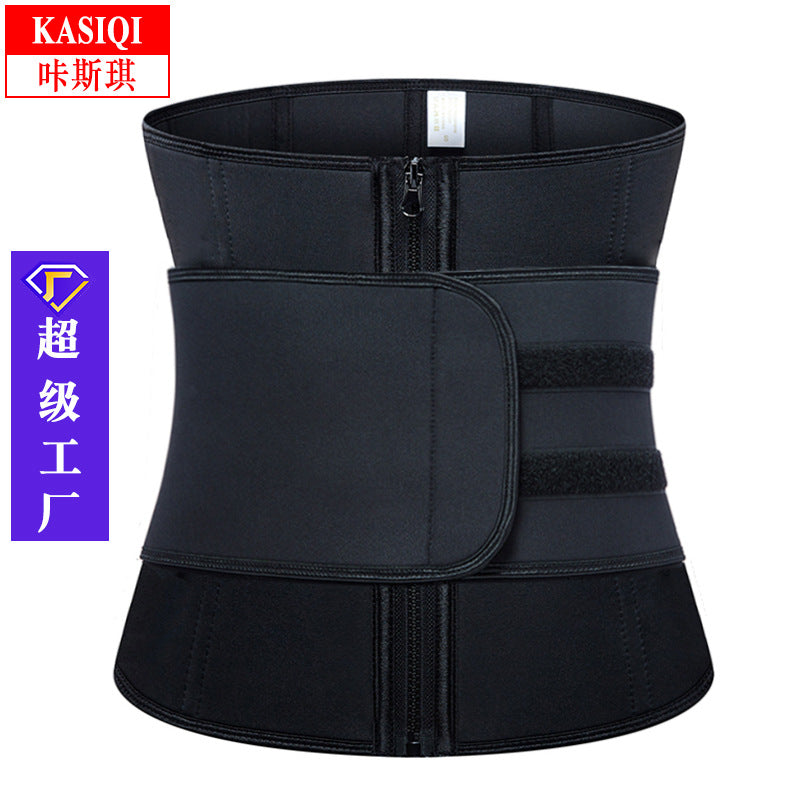 Hot shaper neoprene sweat waist trainer - women's slimming corset for tummy control and posture support