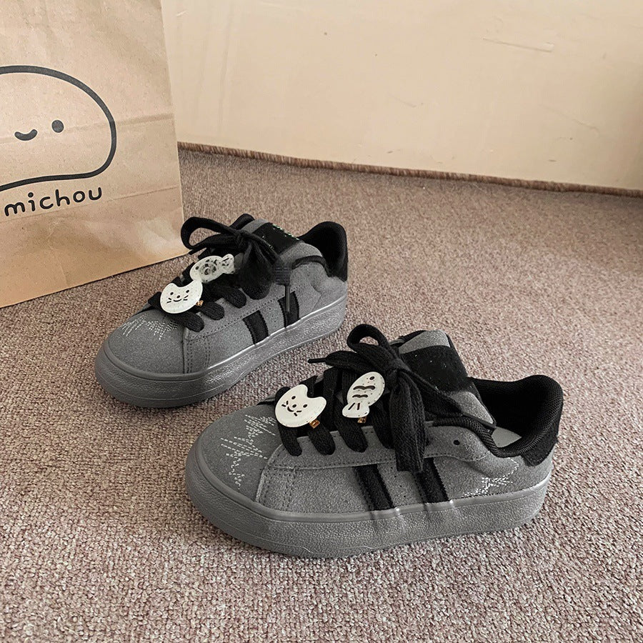 Women's white sneakers - new spring/summer 2026 collection: versatile, student-friendly, casual platform sneakers - lightweight, height-increasing trainers