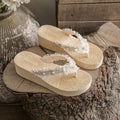 Women's summer slippers: stylish, versatile, and height-boosting flip-flops - perfect for beach and everyday wear