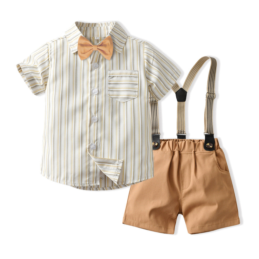 Boys' summer outfit: trendy, stylish, and fashionable new arrivals for young boys. casual short-sleeve sets for kids, chic summer clothing for children