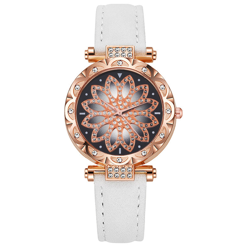 Wholesale watches from the manufacturer, women's watches, diamond-encrusted women's watches, casual frosted leather strap quartz watches, women's watches⌚kids
