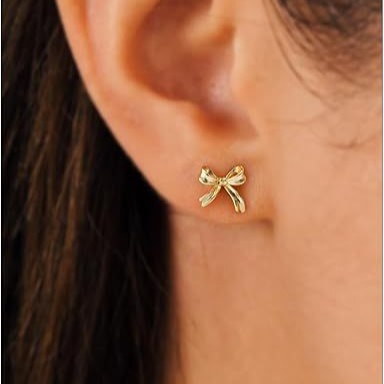 2024 new bowknot stud earrings for women, fashionable and elegant, unique and high-end, personalized earrings - in stock