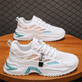 2026 new spring men's running shoes - breathable mesh casual sneakers, chunky dad shoes, anti-slip height increasing shoes for men
