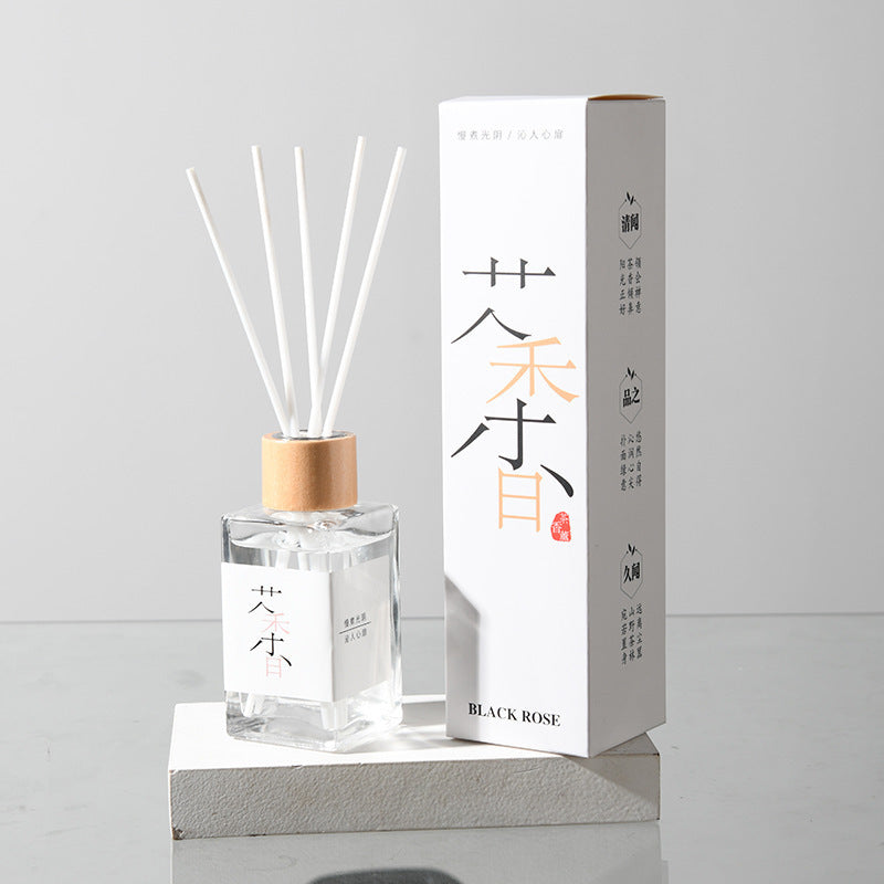 New tea scented flameless reed diffuser - long-lasting fragrance for bedroom, living room, dorm, and bathroom - eliminates odors