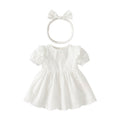 Baby girl dress gown summer children's skirt  summer new style princess dress chic short sleeve tutu dress