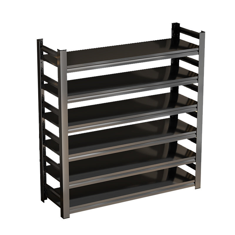 Steel shoe rack for home door multi-layer floor-standing storage rack large-capacity iron storage rack entrance door simple shoe cabinet
