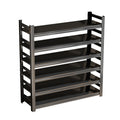 Steel shoe rack for home door multi-layer floor-standing storage rack large-capacity iron storage rack entrance door simple shoe cabinet