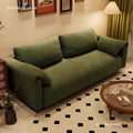 Sofa living room small apartment b&b rental room double three-seater ear lazy straight row fabric sofa new arrival
