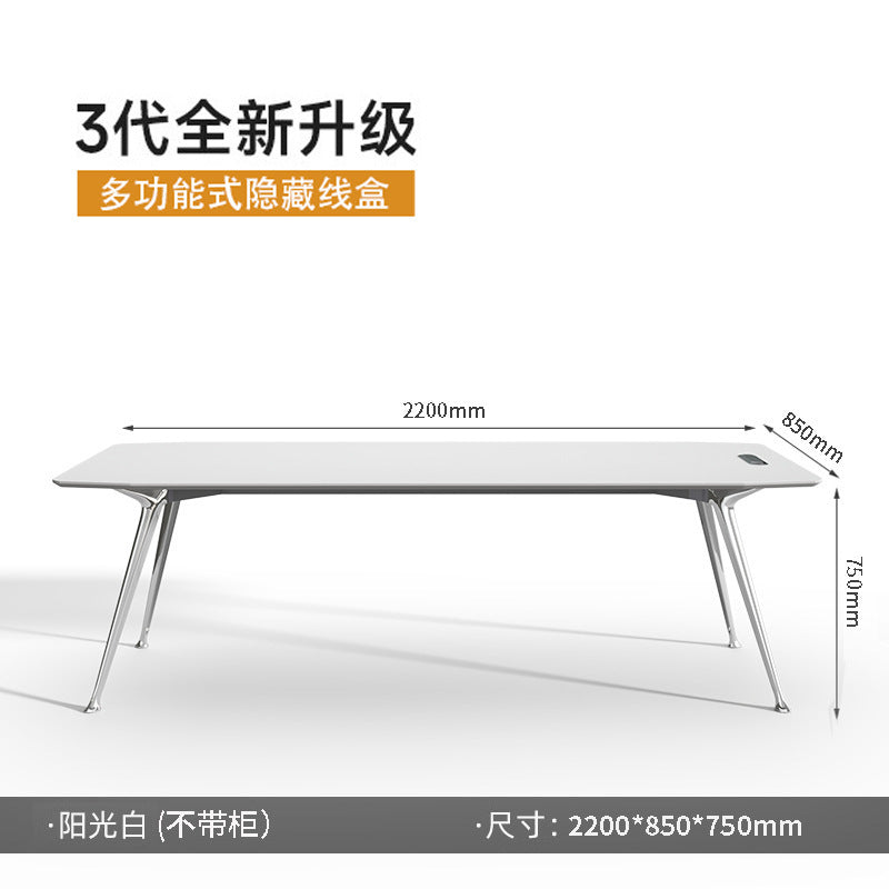 Custom executive desk - modern minimalist design for ceo, manager, and supervisor - office desk set