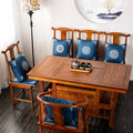 New chinoiserie guochao cushion pillow tea table cushion living room sofa taishi chair armchair backrest for home cushion cushion