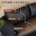 Sofa living room small apartment rental apartment bedroom double three-person clothing store reception rest area fabric sofa
