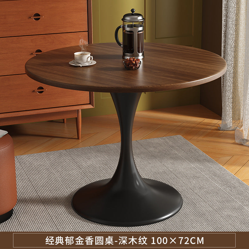 Coffee table, living room, for home, small apartment, side table, coffee table, negotiation table, round dining table, tulip balcony, small round table