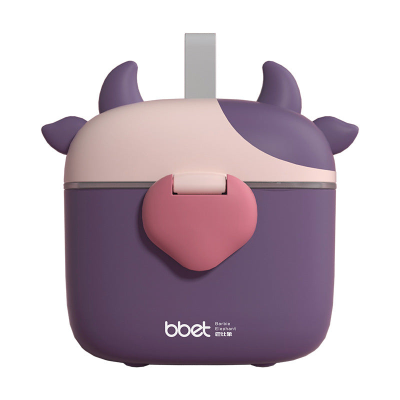 Baby milk powder box Portable out Large capacity baby rice noodle box Milk powder sub-packaging box Sealed storage tank Moisture-proof