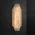 Italian light luxury spanish natural marble background wall lamp designer creative art bedside lamp marble wall sconce